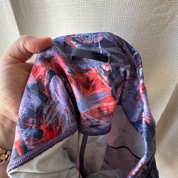 Lululemon Base Pace High-Rise Running Tight 28" *Brushed Nulux Purple Multi Sz8 - Picture 13 of 13